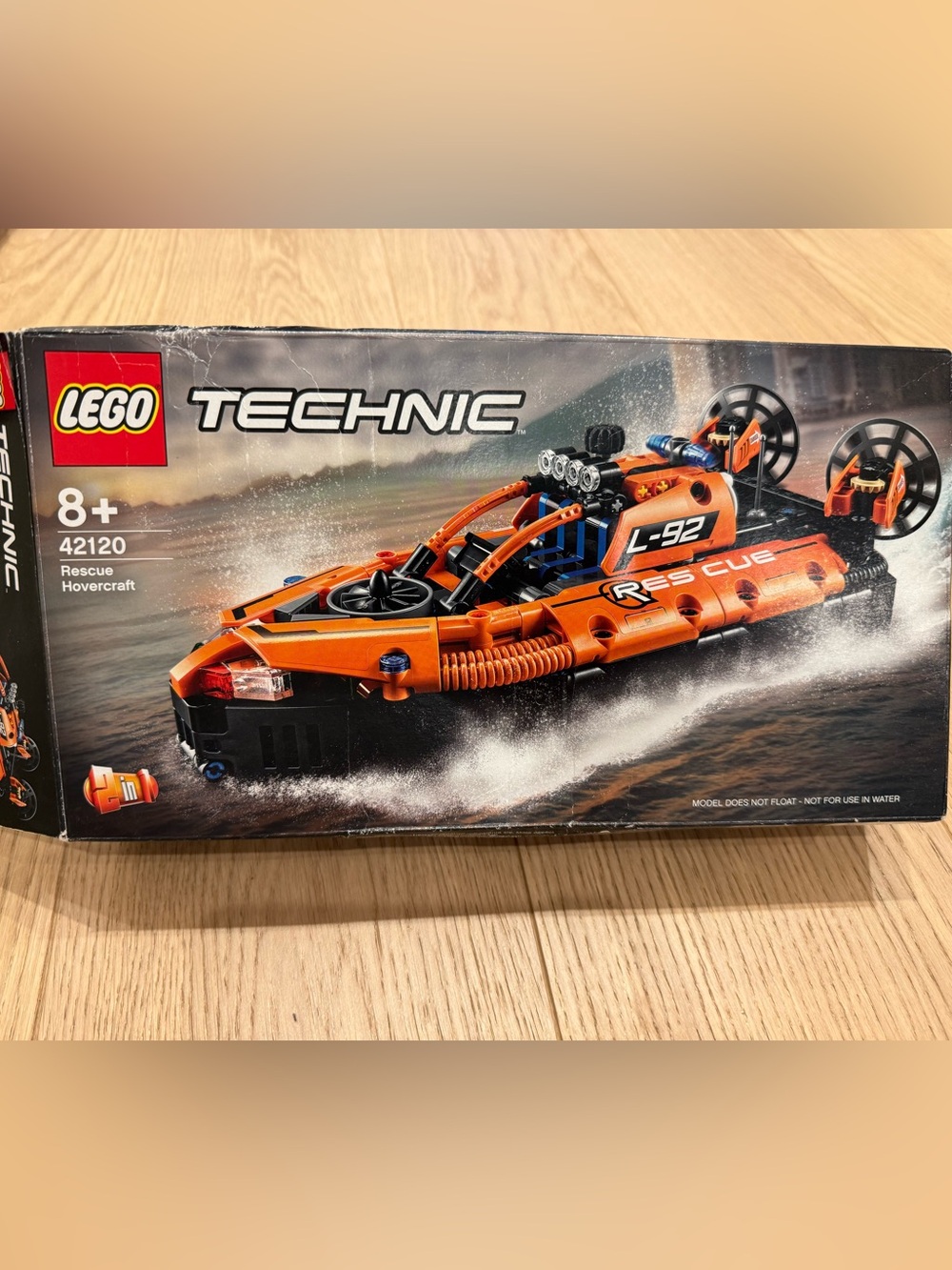 Lego Technic Orange Rescue Hovercraft Model